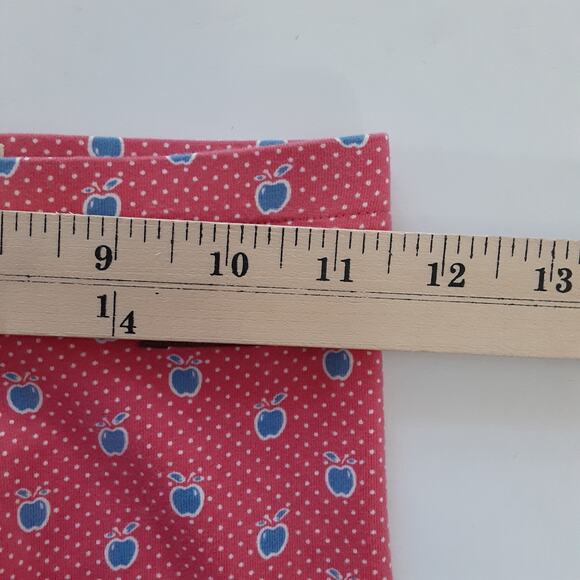 Matilda Jane Cortland Leggings Girls 4 Red Apple Ruffle Polka Dot Fall - Picture 7 of 9